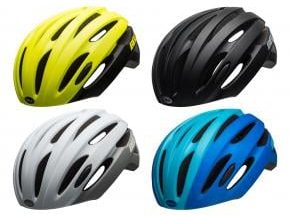 Bell Avenue Road Helmet 2022 Small/Medium 50-57cm - Matte/Gloss Hi-Vis/Black - SkullCycles UK