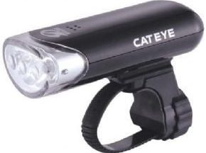 Cateye El135 3 Led Front Bike Light BLACK - SkullCycles UK