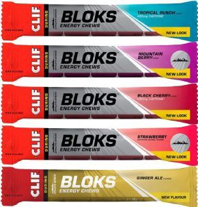 Clif Shot Bloks Energy Chews 6 Pack Strawberry - SkullCycles UK