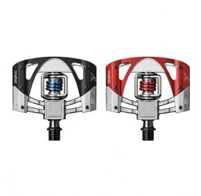 Crankbrothers Mallet 3 Pedals Raw/Red - SkullCycles UK