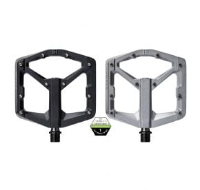 Crankbrothers Stamp 3 Large Flat Pedals Large - Grey - SkullCycles UK