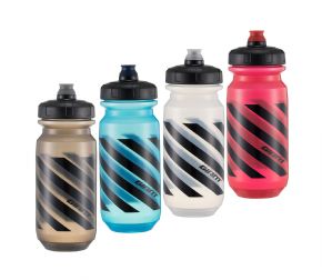 Giant Doublespring Water Bottle 600cc 600cc (22oz) - Clear/Black - SkullCycles UK