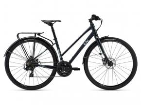 Giant Liv Alight Disc 3 City Womens Sports Hybrid Bike  2022 Large - Metallic Black - SkullCycles UK