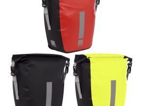 Hump Reflective Waterproof 30 Litre Single Pannier 30 Litre - Red - SkullCycles UK