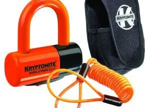 Kryptonite Evolution Series 4 Disc Lock - Premium Pack Pouch And Reminder Cable - SkullCycles UK