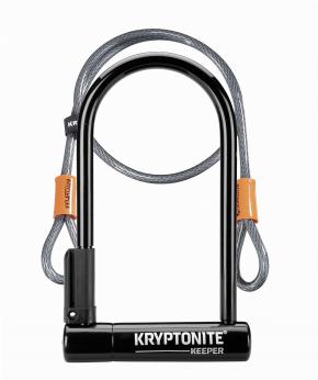 Kryptonite Keeper 12 Standard U-lock With 4 Foot Kryptoflex Cable - SkullCycles UK