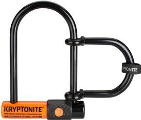 Kryptonite Messenger Mini + U-lock With Extender Sold Secure Silver - SkullCycles UK