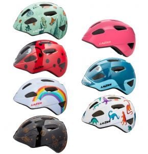 Lazer P`nut Kineticore Kids Helmet  2022 46-50cm - Fuscia - SkullCycles UK