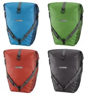 Ortlieb Back Roller Plus Cr QL2.1 Waterproof Panniers Pair 40 Litre 40 Litre (Pair) - Salsa/Dark Chili - SkullCycles UK
