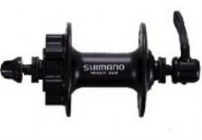 Shimano M475 Disc Front Hub 6-bolt Black 36 Hole - SkullCycles UK