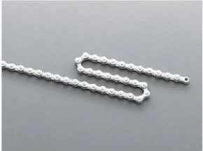 Shimano Cn-nx10 Chain 1/2 X 1/8 Silver 114 Links - SkullCycles UK