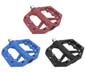 Shimano Pd-gr400 Flat Mtb Pedals Red - SkullCycles UK