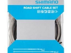 Shimano Road Gear Cable Set With Stainless Steel Inner Wire - SkullCycles UK