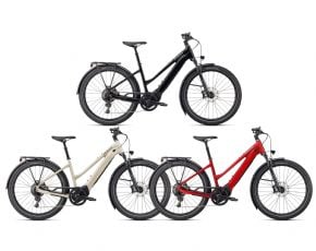 Specialized Turbo Vado 5.0 Step-through 650b Electric Bike  2022 X-Large - Red Tint/Silver Reflective - SkullCycles UK