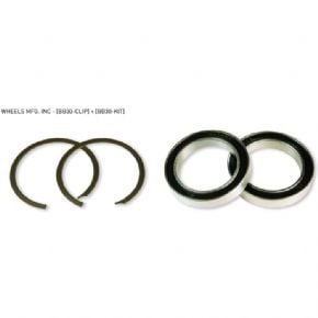Wheels Manufacturing Bb30 Service Kit With 2 Clips And 2 X 6806 Angular Contact Bearings - SkullCycles UK