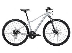 Giant Liv Rove 3 Dd Womens Sports Hybrid Bike  2023 X-Small - Silver - SkullCycles UK