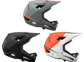 Lazer Cage Kineticore Full Face Mtb Helmet  2022 Large - Matt Orange - SkullCycles UK