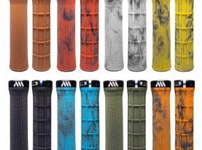 All Mountain Style Berm Grips Yellow Camo - SkullCycles UK