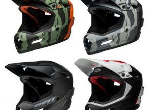 Bell Sanction 2 Dlx Mips Full Face Mtb Helmet  2023 Medium 55-57cm - Ravine Matte Dark Green/Orange - SkullCycles UK