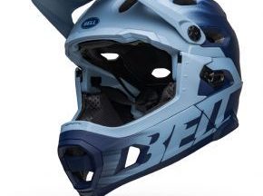 Bell Super Dh Mips Full Face Mtb Helmet W/ Removable Chin Guard Blue/navy Large 58-62cm - Matte Light Blue/Navy - SkullCycles UK