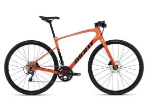 Giant Fastroad Advanced 2 Sports Hybrid Bike  2024 X-Large - Gloss Helios Orange/ Black - SkullCycles UK