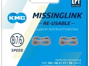 KMC EPT MissingLink 7/8 Speed Joining Links 2 pcs - 7.3mm - SkullCycles UK