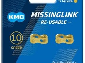KMC MissingLink Ti-N Gold 10 Speed Joining Links - SkullCycles UK