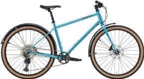 Kona Dr. Dew 27.5 Urban Bike  Medium - Gloss Metallic Blue/Charcoal & Turquoise Decals - SkullCycles UK