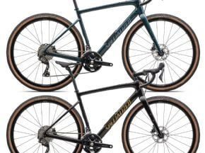 Specialized Diverge Comp Carbon Gravel Bike  2023 56cm - Gloss Metallic Deep Lake Granite/Pearl - SkullCycles UK