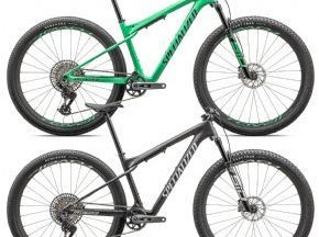 Specialized Epic World Cup Expert Carbon 29er Mountain Bike  2023 Large - Gloss Electric Green/Forest Green Pearl - SkullCycles UK