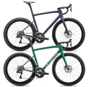 Specialized Tarmac SL8 Pro Ultegra Di2 Carbon Road Bike  2024 61cm - Satin Blue Onyx/Black - SkullCycles UK