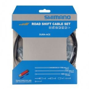 Shimano Road Gear Cable Set Polymer Coated Inners Y63z98910 - SkullCycles UK