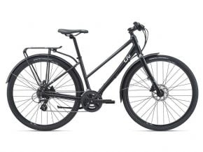 Giant Liv Alight 2 City Disc Womens Sports Hybrid Bike  2021 Medium - Gunmetal Black - SkullCycles UK