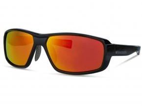 Madison Target Sunglasses Gloss Black/Fire Mirror Lens - SkullCycles UK