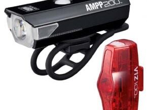 Cateye Ampp 200/viz 100 Light Set - SkullCycles UK