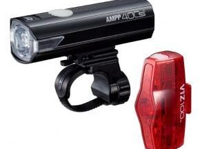 Cateye Ampp 400s/viz 100 Light Set - SkullCycles UK