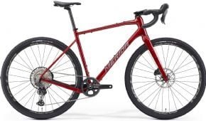 Merida Silex 700 Gravel Bike  2025 Medium - Dark Red/Grey/Red - SkullCycles UK