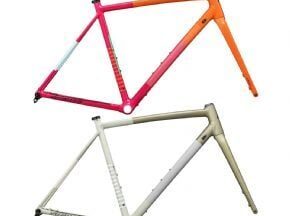 Specialized Crux DSW Gravel Frameset 2025 56cm - Gloss Amber Glow/Vivid Pink/Metallic Midnight Shadow/Speckle - SkullCycles UK