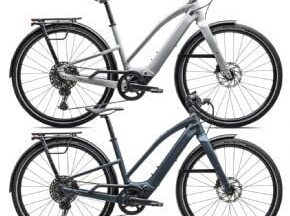 Specialized Turbo Vado SL 2 5.0 Step-Through Electric Bike 2025 Large - Satin Deep Lake Metallic/Black Liquid Metal Frost - SkullCycles UK